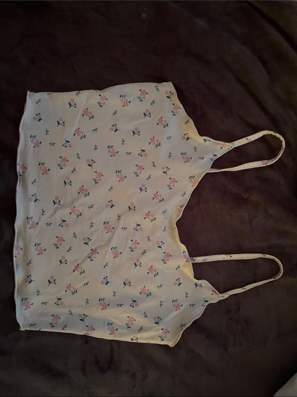 Floral Pink Cami Tank Top - Women Intimates & Sleepwear